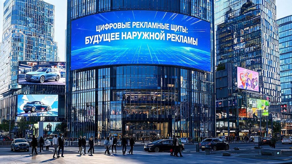 цифровые рекламные щиты